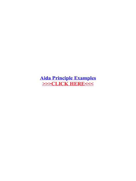 Fillable Online Aida Principle Examples Fax Email Print - pdfFiller