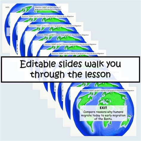 Prehistory: Bantu Migration Map Lesson (Editable) – teachnthrive.com