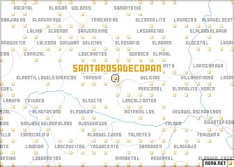 Santa Rosa de Copán (Honduras) map - nona.net