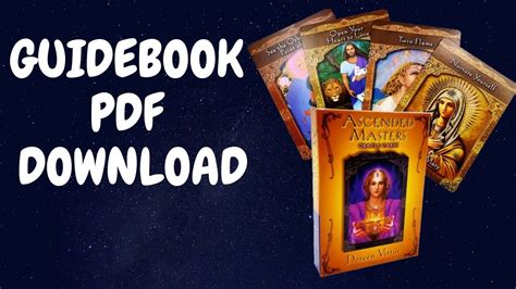 Ascended Masters Oracle Cards Guidebook (PDF DOWNLOAD) - YouTube