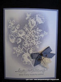 Gorgeous card by Lynn Dunn, featuring the Stampin' Up! stamp set ...