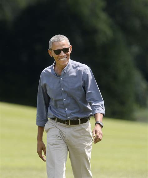 Barack Obama Shows off His Swag as He Steps out in a Classic Black Suit ...