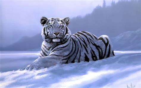 White Tiger Animal Habitat | noonaday