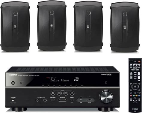 Yamaha Wireless Bluetooth 4K A/V Home Theater Receiver Yamaha Natural ...