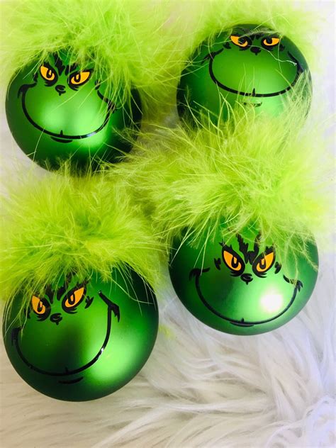 Adorable Grinch Ornaments for Your Christmas Tree