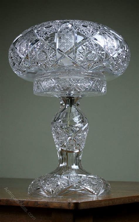 Antiques Atlas - Very Large Cut Glass Table Lamp C.1930.