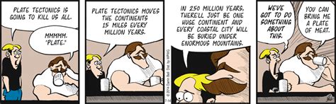 Plate Tectonics Will Kill Us All! - RUDY PARK daily comics by Darrin Bell