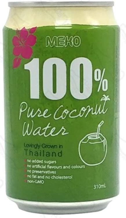 Meko 100% Pure Coconut Water MEKO 100%椰青水 - 1Source