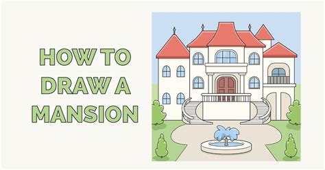 How to Draw a Mansion - Really Easy Drawing Tutorial