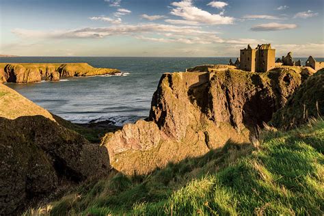 Dunnottar Castle Sunset Photograph by Valerio Poccobelli - Pixels