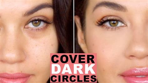 How To Cover Dark Circles and Bags Under Eyes | How to Color Correct | Eman | Covering dark ...