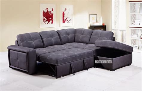 BELLINI SECTIONAL SOFA BED WITH Storage *Grey