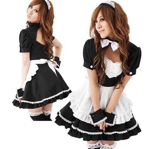 New Sexy Lolita domestique française Cosplay Costume robe Halloween livraison gratuite dans ...