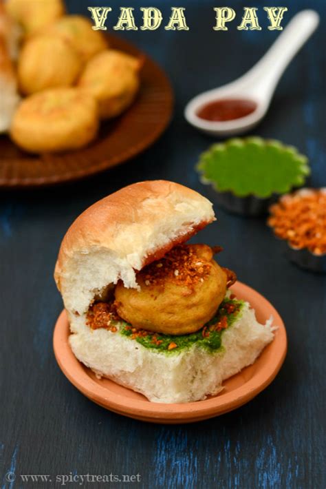 Spicy Treats: Vada Pav Recipe | Vada Pav With Spicy Dry Garlic Chutney Recipe | Vada Pav(Mumbai ...