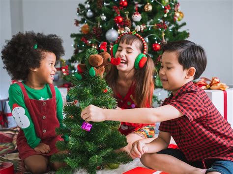 Premium Photo | Children of many nationalities are celebrating ...