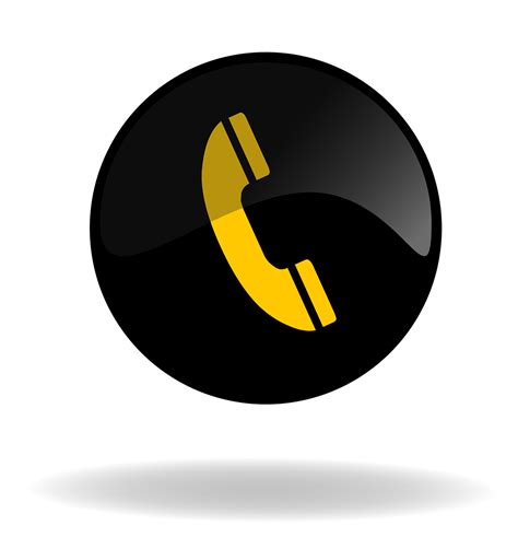 Download Call Call Button Black And Yellow Button Royalty-Free Stock Illustration Image - Pixabay