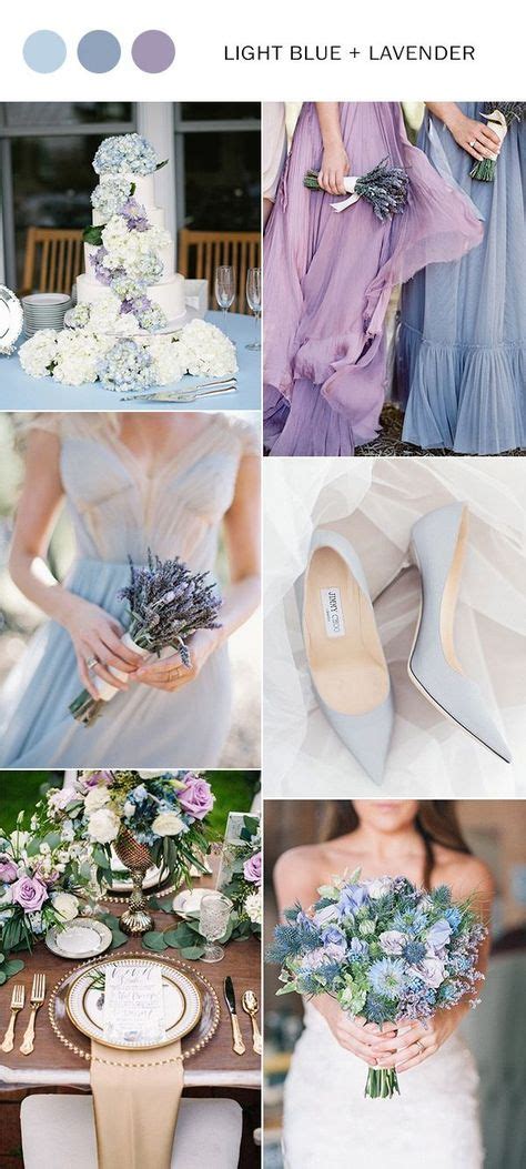 light blue and lavender wedding color ideas #weddingcolors #weddingideas #bluewe… | Lavender ...