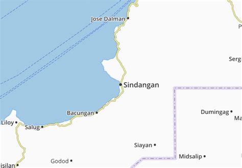 MICHELIN Sindangan map - ViaMichelin