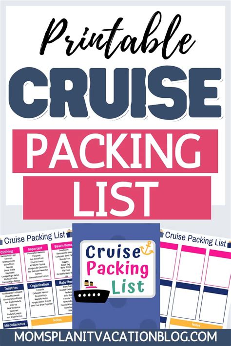 Ultimate Cruise Packing List (Printable PDF)