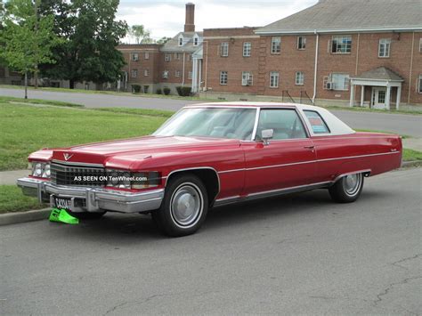 1974 Cadillac Coupe Deville Base Coupe 2 - Door 8. 2l