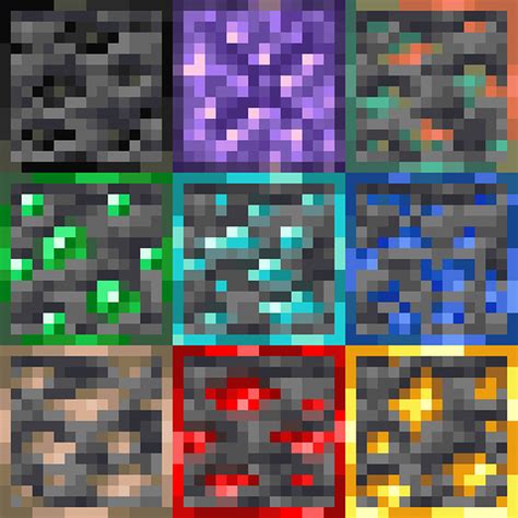 Minecraft Bedrock 1.19 Ore Generation Chart