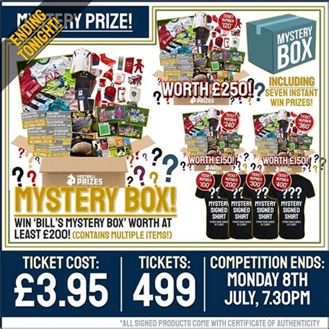 Premium Mystery Box Competition! Win A Mystery Box worth at least £200 ...