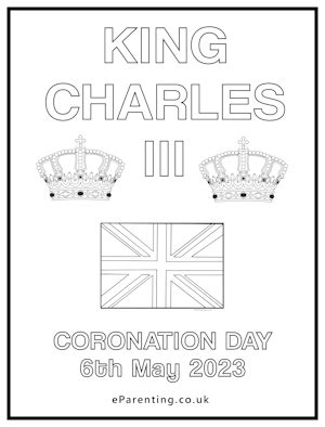 Coronation Day 2023 Colouring Picture PDF