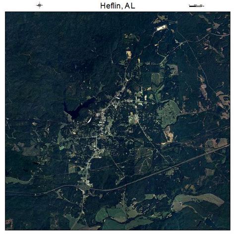 Aerial Photography Map of Heflin, AL Alabama