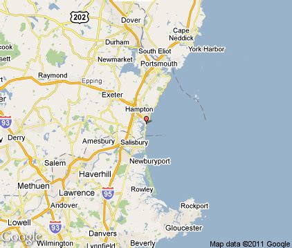 Hampton Beach New Hampshire .com Map