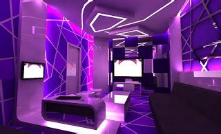 Fritzie Designs: Karaoke Room Design in Violet | Karaoke room, Interior ...