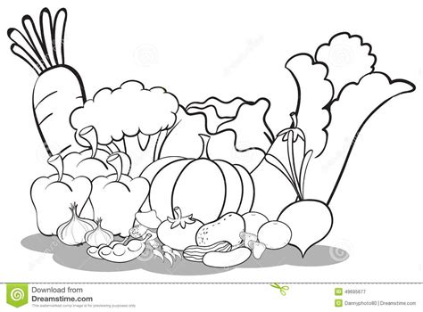 Vegetables Clip Art Black And White | galleryhip.com - The Hippest Galleries!