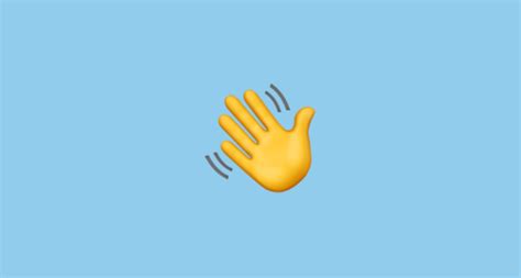 👋 Waving Hand Emoji on Apple iOS 10.3