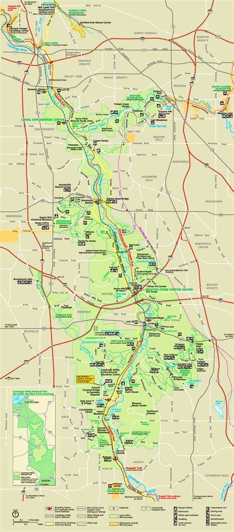 Cuyahoga Valley National Park Map | USA | Detailed Maps of Cuyahoga Valley National Park