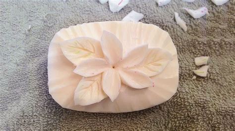 Carving a Soap Flower | Diy soap carving, Flower soap, Soap carving ...