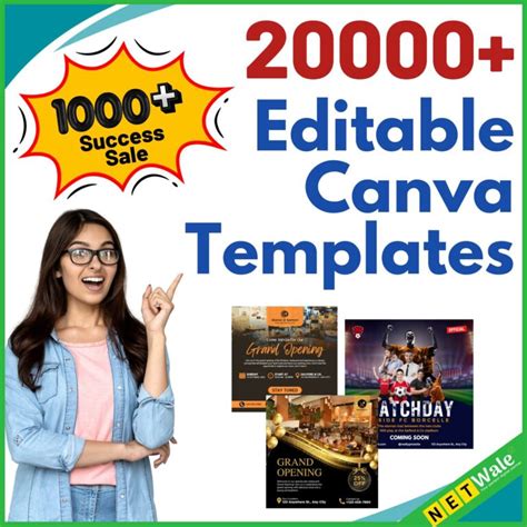 20000+ Editable Canva Templates - Netwale.com