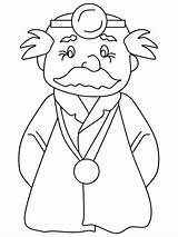Doctor Coloring Pages sketch template