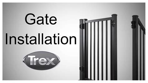 How to Install a Gate on Your Trex Deck | Trex - YouTube - YouTube