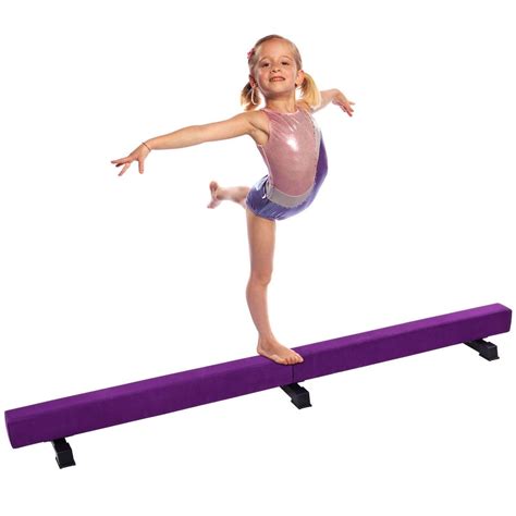 8 ft Gymnastics Kids Suede Training Floor Balance Beam | Gymnastics ...