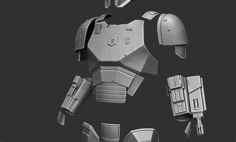 Custom Heavy infantry mandalorian armor DIY stl files | Etsy