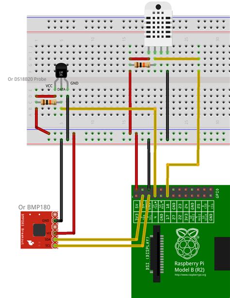 Circuit diagram and code for my weather monitoring system [Raspberry Pi] | Bhavyanshu's Blog
