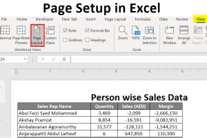 Page Setup in Excel | How to Setup Page in Excel with Examples