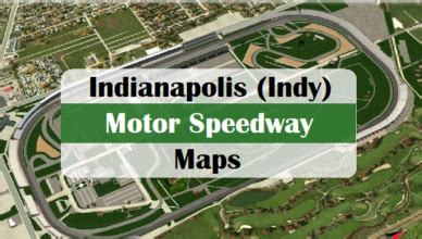 indianapolis motor speedway parking map