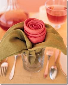 Rose Napkin Fold