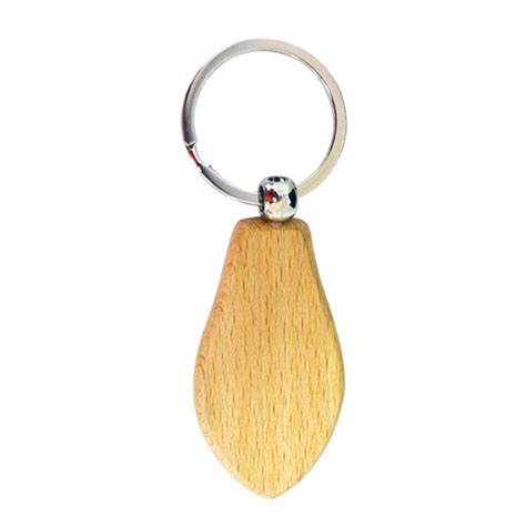 Wooden Keyring Blanks Wholesale Custom Logo Wood Keychains - Wood keychain