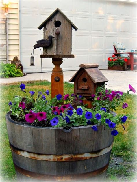 Wildly Whimsical Barrel Planter Ideas - Garden Lovers Club