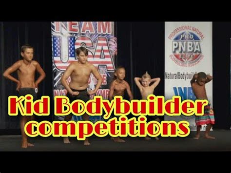 kids bodybuilding competition - YouTube