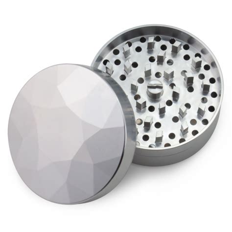 Large Brilliant Cut Grinder with Fine Plate – Grinders For Life