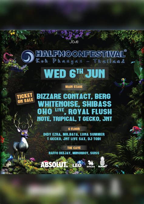 Halfmoon Festival at Koh Phangan, Thailand I 6th JUNE 2018 | Eventpop | Eventpop