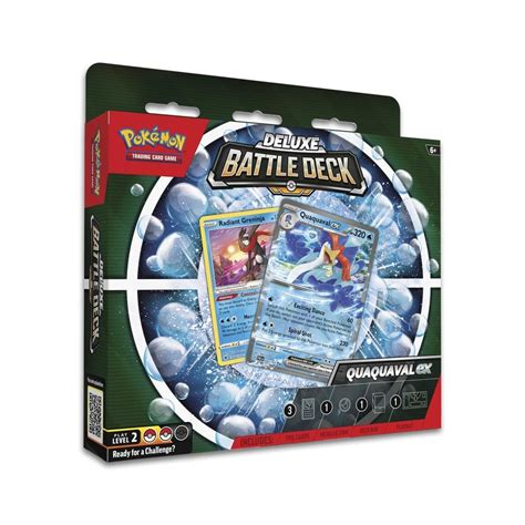 Pokémon TCG: Quaquaval ex Deluxe Battle Deck | Pokémon Center UK ...