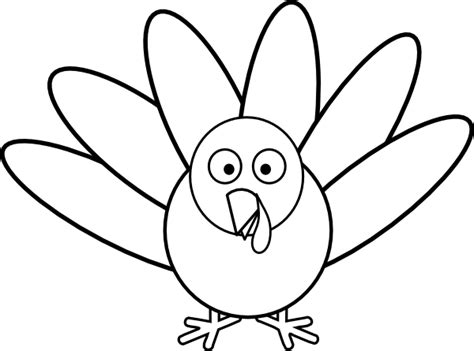 Turkey With Feathers Clip Art at Clker.com - vector clip art online, royalty free & public domain